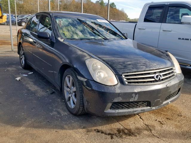 JNKCV51E75M221437 - 2005 INFINITI G35 BLACK photo 1