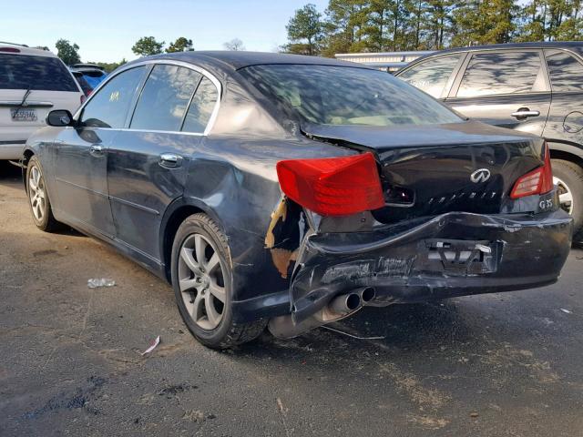 JNKCV51E75M221437 - 2005 INFINITI G35 BLACK photo 3