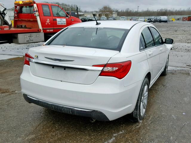 1C3CCBBB0DN734357 - 2013 CHRYSLER 200 TOURIN WHITE photo 4