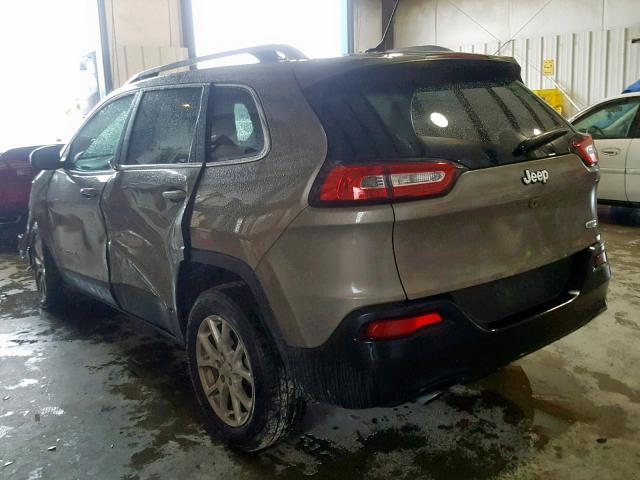 1C4PJLCB6JD590418 - 2018 JEEP CHEROKEE L GRAY photo 3