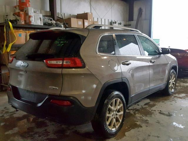 1C4PJLCB6JD590418 - 2018 JEEP CHEROKEE L GRAY photo 4