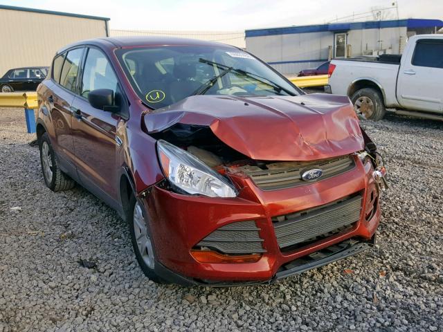 1FMCU0F73EUD77181 - 2014 FORD ESCAPE S RED photo 1