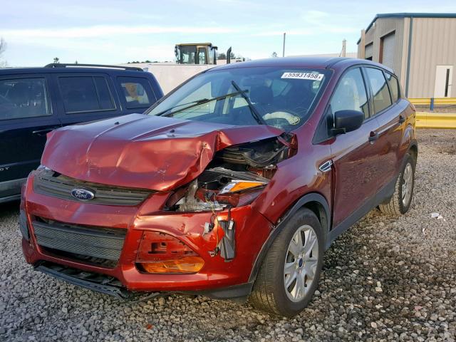 1FMCU0F73EUD77181 - 2014 FORD ESCAPE S RED photo 2