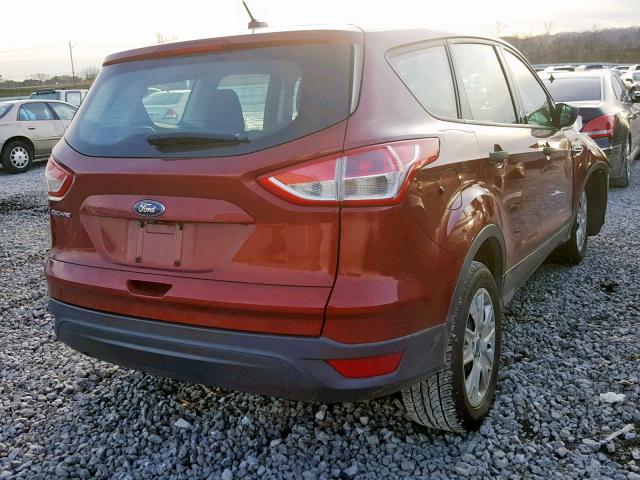 1FMCU0F73EUD77181 - 2014 FORD ESCAPE S RED photo 4