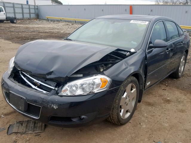 2G1WD58C069336572 - 2006 CHEVROLET IMPALA SUP შავი ფოტო 2