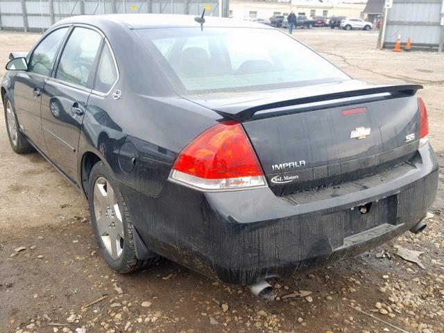 2G1WD58C069336572 - 2006 CHEVROLET IMPALA SUP შავი ფოტო 3