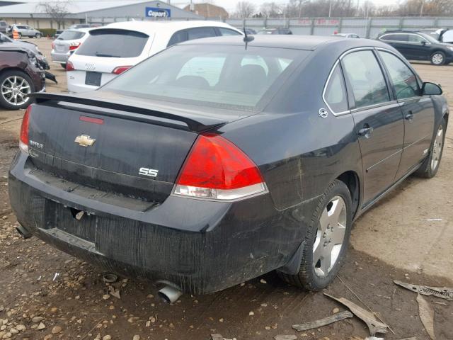 2G1WD58C069336572 - 2006 CHEVROLET IMPALA SUP შავი ფოტო 4