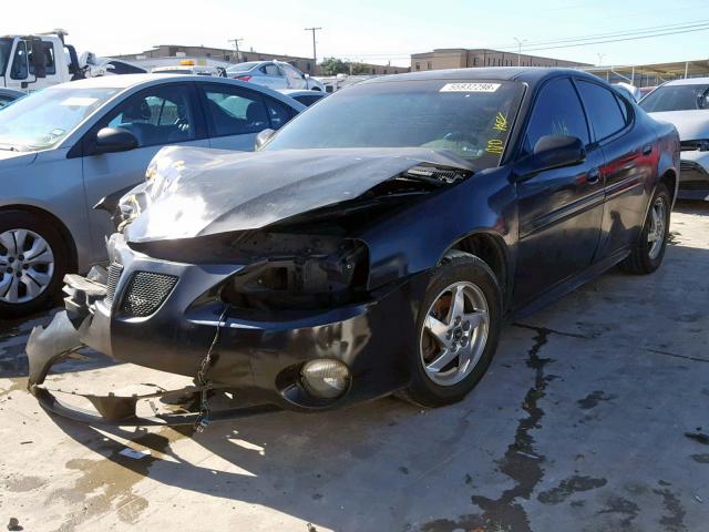 2G2WP522741283450 - 2004 PONTIAC GRAND PRIX BLACK photo 2