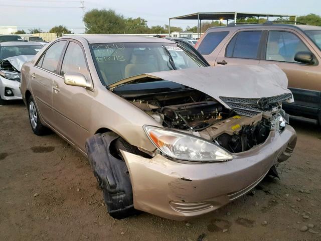 4T1BE32K94U348304 - 2004 TOYOTA CAMRY LE GOLD photo 1