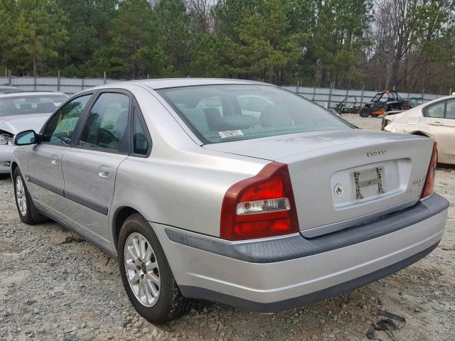 YV1TS90D511207441 - 2001 VOLVO S80 T6 SILVER photo 3