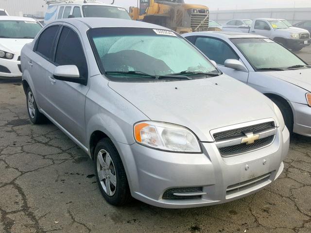 KL1TD5DE1AB112811 - 2010 CHEVROLET AVEO LS SILVER photo 1