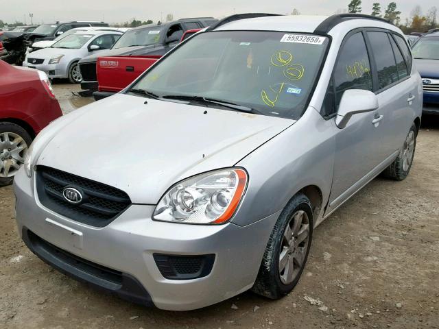 KNAFG526987164187 - 2008 KIA RONDO LX SILVER photo 2