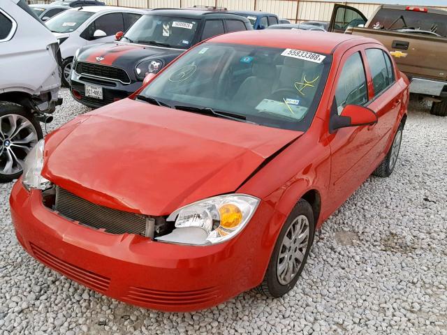 1G1AT58HX97168647 - 2009 CHEVROLET COBALT LT RED photo 2