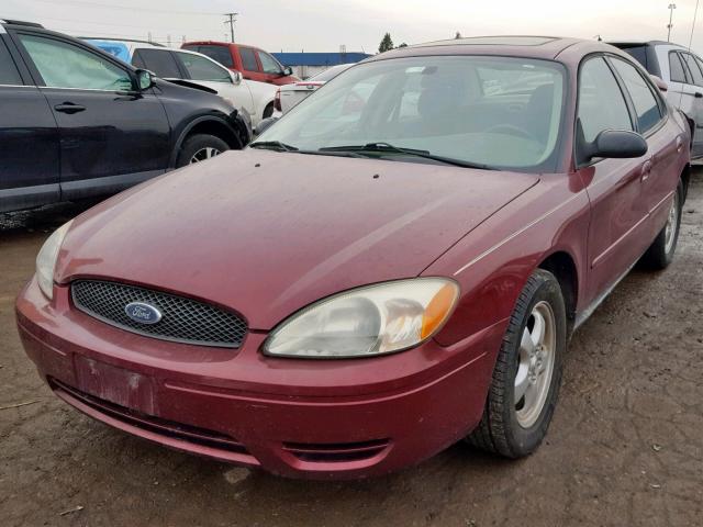 1FAFP55264G176101 - 2004 FORD TAURUS SES RED photo 2