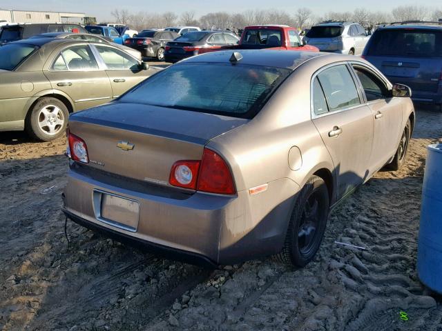 1G1ZA5EU6CF223974 - 2012 CHEVROLET MALIBU LS BROWN photo 4