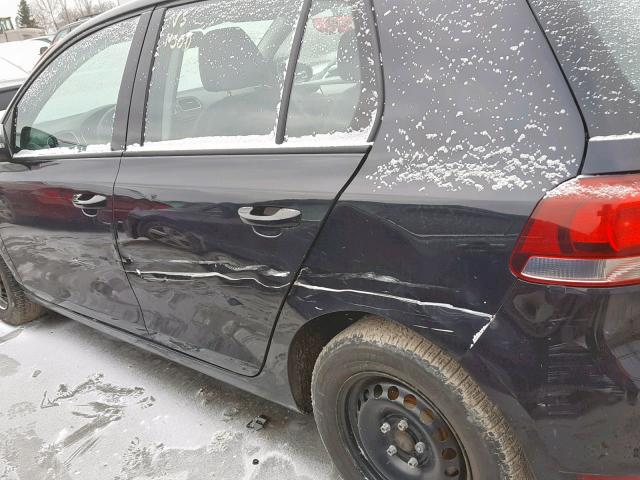 WVWDA9AJ7BW192057 - 2011 VOLKSWAGEN GOLF 黑色 照片 9
