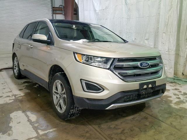 2FMPK3K92HBB90492 - 2017 FORD EDGE TITAN TAN photo 1