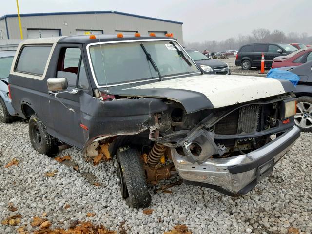 1FMEU15N6MLA27868 - 1991 FORD BRONCO U10 BLACK photo 1