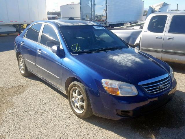 KNAFE122985550339 - 2008 KIA SPECTRA EX BLUE photo 1