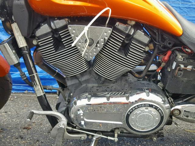 5VPHB26D363002238 - 2006 VICTORY MOTORCYCLES HAMMER ნარინჯისფერი ფოტო 7