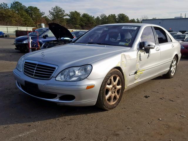 WDBNG83J95A457703 - 2005 MERCEDES-BENZ S 430 4MAT SILVER photo 2