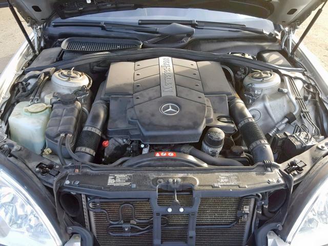 WDBNG83J95A457703 - 2005 MERCEDES-BENZ S 430 4MAT SILVER photo 7