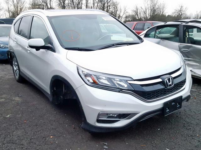 5J6RM4H70GL090242 - 2016 HONDA CR-V EXL WHITE photo 1