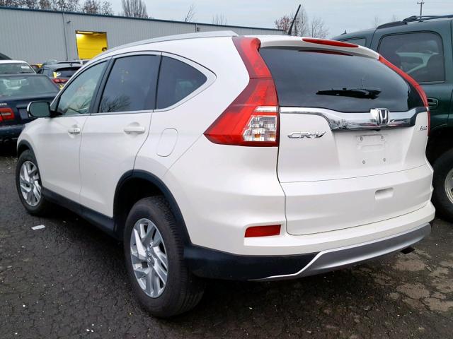 5J6RM4H70GL090242 - 2016 HONDA CR-V EXL WHITE photo 3