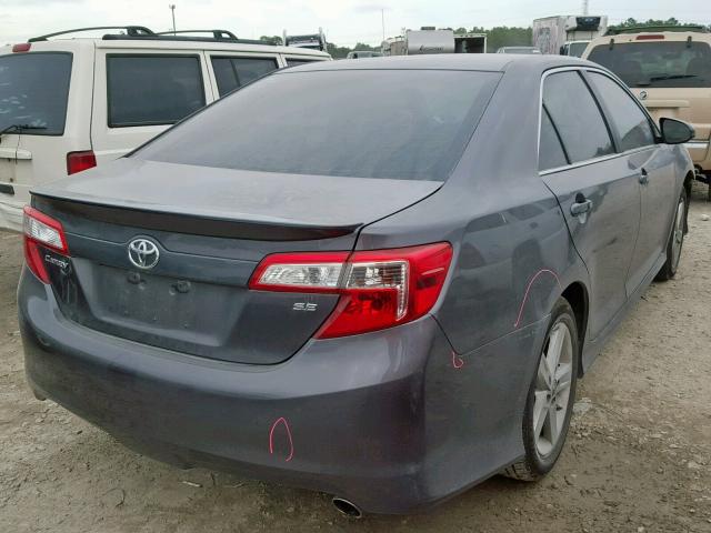 4T1BF1FK8EU427119 - 2014 TOYOTA CAMRY L GRAY photo 4