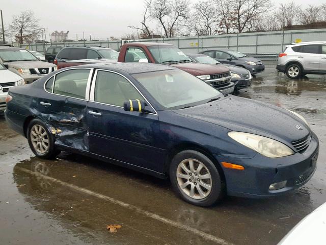 JTHBF30G130137764 - 2003 LEXUS ES 300 BLUE photo 1