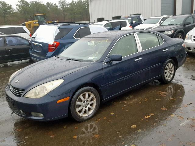 JTHBF30G130137764 - 2003 LEXUS ES 300 BLUE photo 2