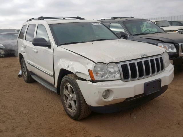 1J4HR58N25C617454 - 2005 JEEP GRAND CHER WHITE photo 1