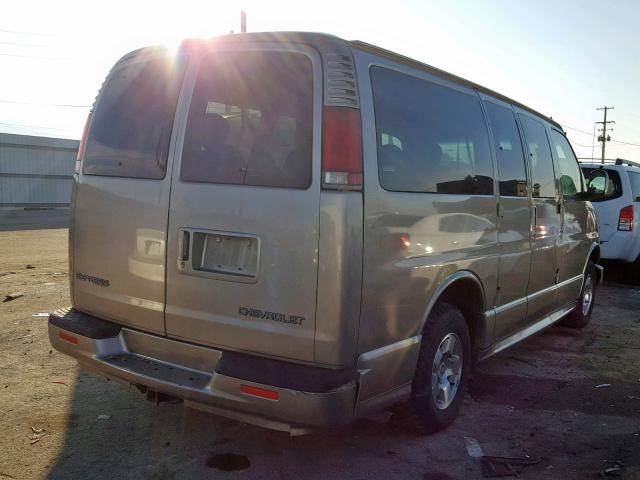 1GNFG65R711190950 - 2001 CHEVROLET EXPRESS G1 GOLD photo 4