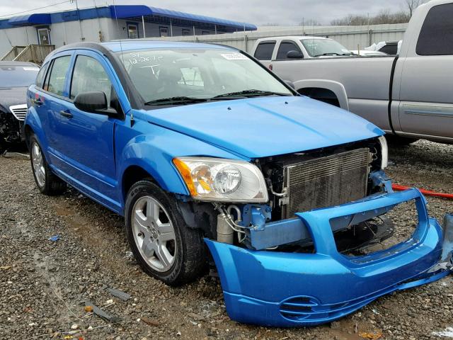 1B3HB48B18D709648 - 2008 DODGE CALIBER SX BLUE photo 1