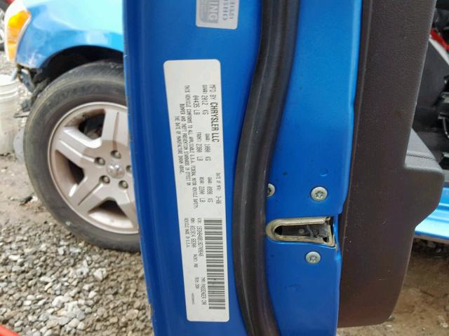 1B3HB48B18D709648 - 2008 DODGE CALIBER SX BLUE photo 10