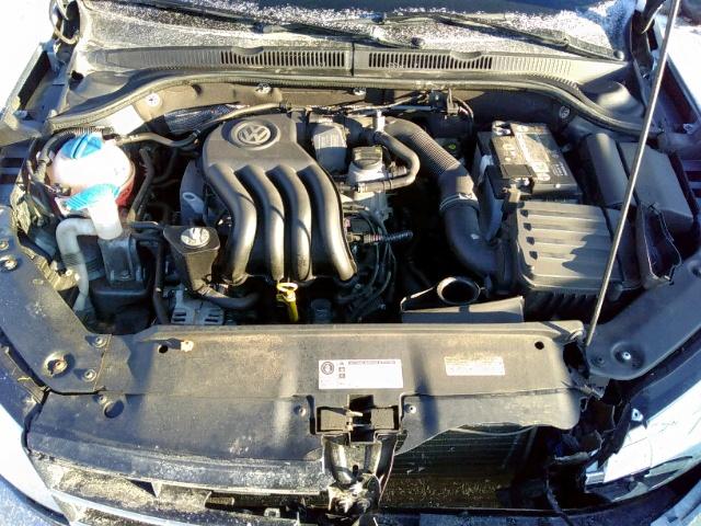 3VW1K7AJ9FM324775 - 2015 VOLKSWAGEN JETTA BASE GRAY photo 7