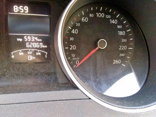 3VW1K7AJ9FM324775 - 2015 VOLKSWAGEN JETTA BASE GRAY photo 8