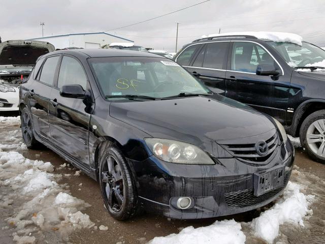 JM1BK143961542939 - 2006 MAZDA 3 HATCHBAC BLACK photo 1