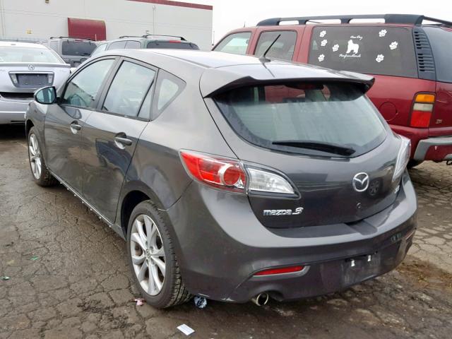 JM1BL1H66A1338853 - 2010 MAZDA 3 S GRAY photo 3