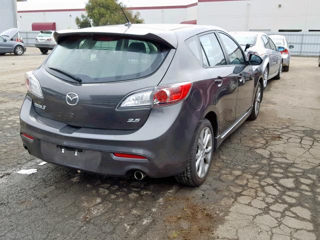 JM1BL1H66A1338853 - 2010 MAZDA 3 S GRAY photo 4