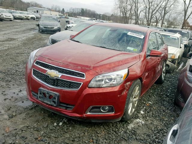 1G11E5SA3DF233035 - 2013 CHEVROLET MALIBU 2LT RED photo 2