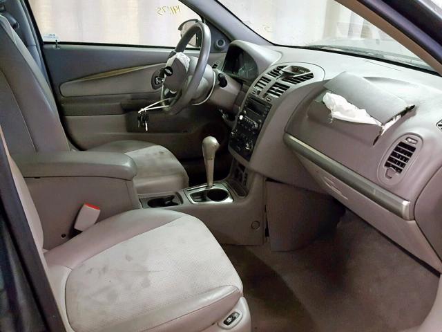 1G1ZU64845F175119 - 2005 CHEVROLET MALIBU MAX ნაცრისფერი ფოტო 5