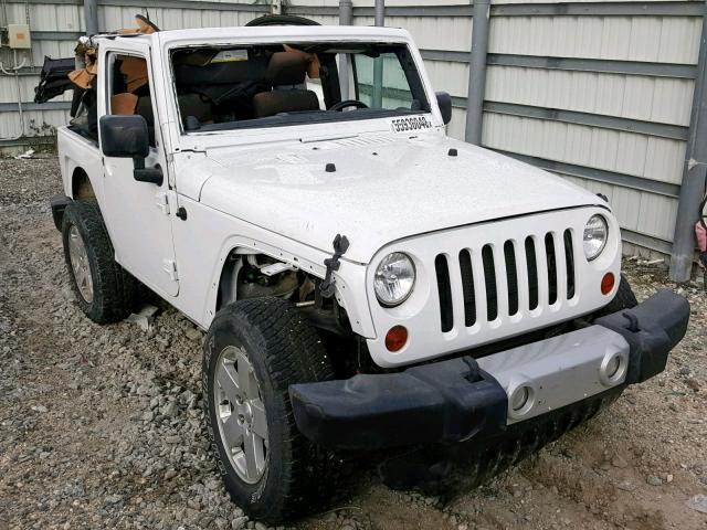 1C4AJWBG5CL170663 - 2012 JEEP WRANGLER S WHITE photo 1