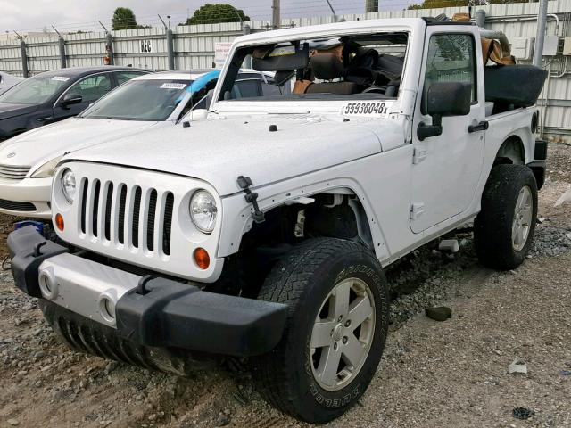 1C4AJWBG5CL170663 - 2012 JEEP WRANGLER S WHITE photo 2