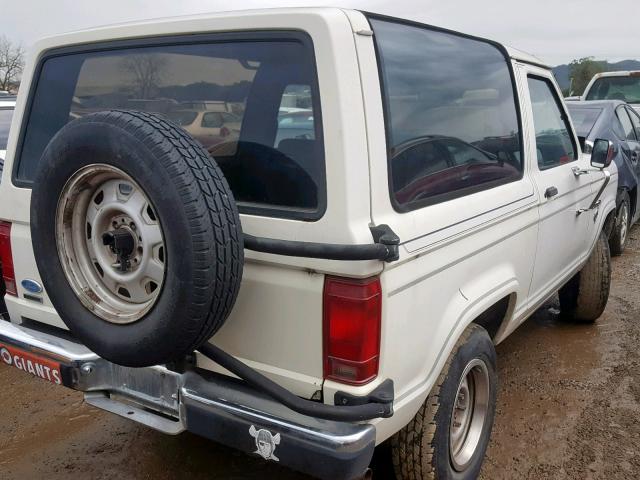 1FMBU14T9GUC78384 - 1986 FORD BRONCO II WHITE photo 4