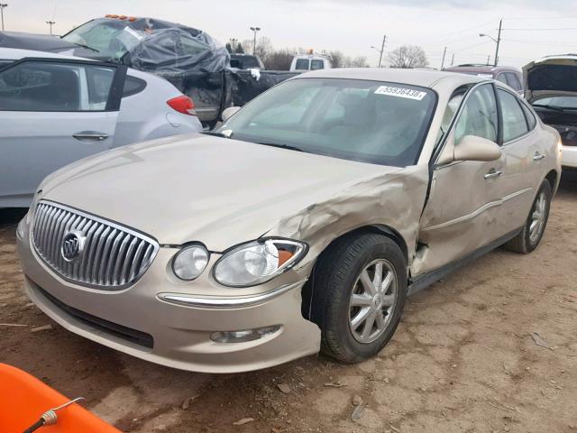 2G4WC582181261234 - 2008 BUICK LACROSSE C BEIGE photo 2