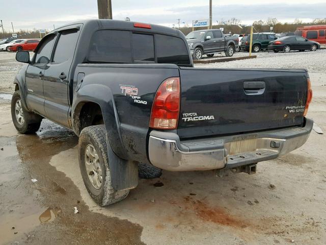 3TMJU62N07M040719 - 2007 TOYOTA TACOMA DOU BLACK photo 3