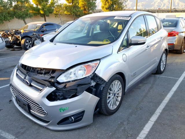 1FADP5CU6GL102460 - 2016 FORD C-MAX PREM SILVER photo 2