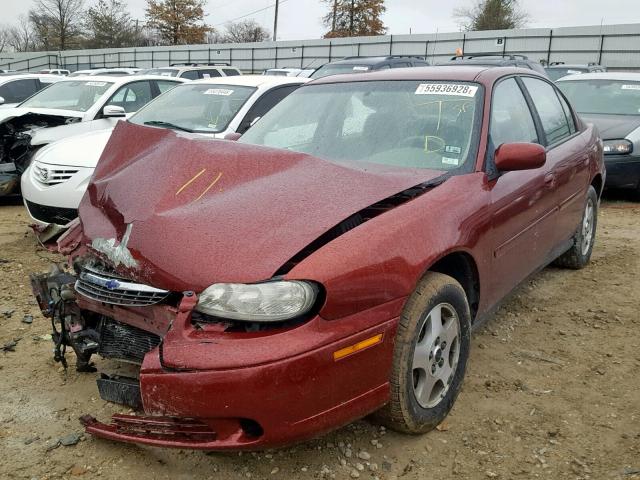 1G1NE52J93M505020 - 2003 CHEVROLET MALIBU LS 红色 照片 2