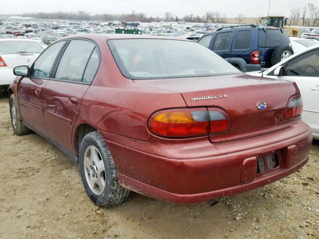 1G1NE52J93M505020 - 2003 CHEVROLET MALIBU LS 红色 照片 3